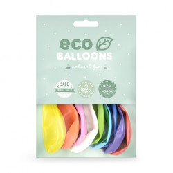 Latex Eco Metallic Balloons - colorful, 30 cm, 100 pcs