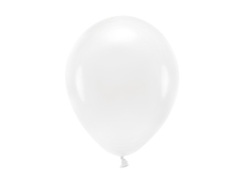 Balony lateksowe Eco Pastel - białe, 26 cm, 100 szt.