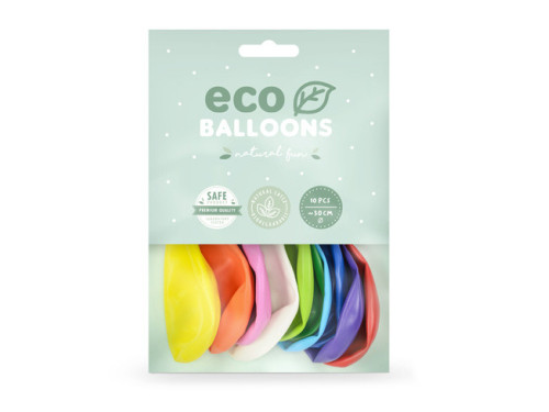 Balony lateksowe Eco Pastel - kolorowe, 26 cm, 100 szt.
