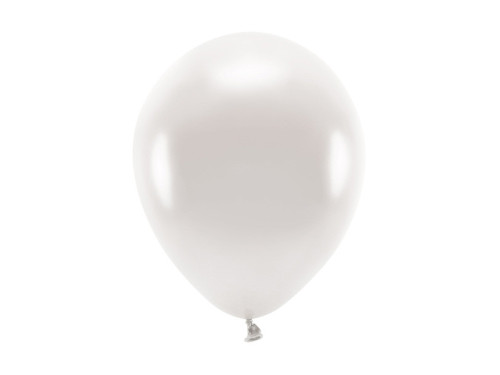Latex Eco Metallic Balloons - pearl, 26 cm, 100 pcs
