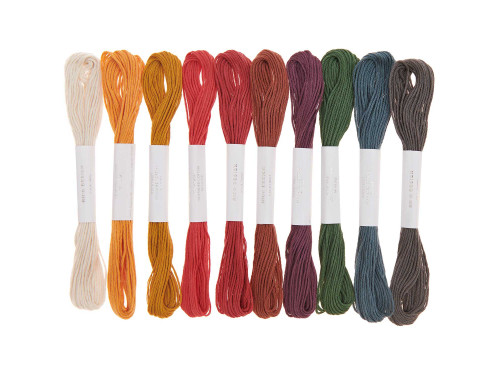 Zestaw mulin Multicolor Earthy - Rico Design - 8 m x 10 szt.