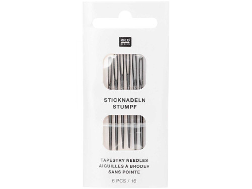 Tapestry needles - Rico Design - size 16, 6 pcs