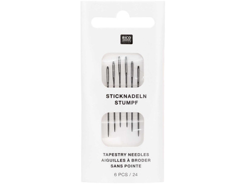 Tapestry needles - Rico Design - size 24, 6 pcs