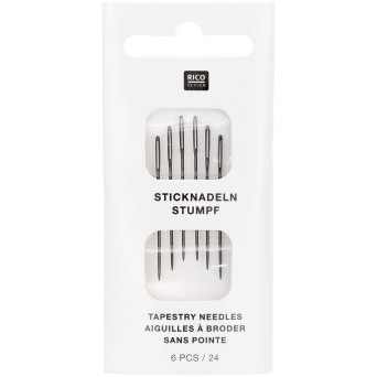 Rico Embroidery Needles Nr. 16 (Sharp Point) 