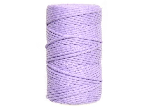 Cotton cord for macrames - lilac, 2 mm, 100 g, 60 m