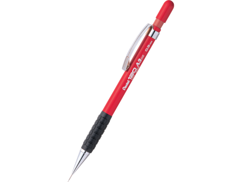 Ołówek automatyczny 120 A3 DX - Pentel - czerwony, 0,3 mm