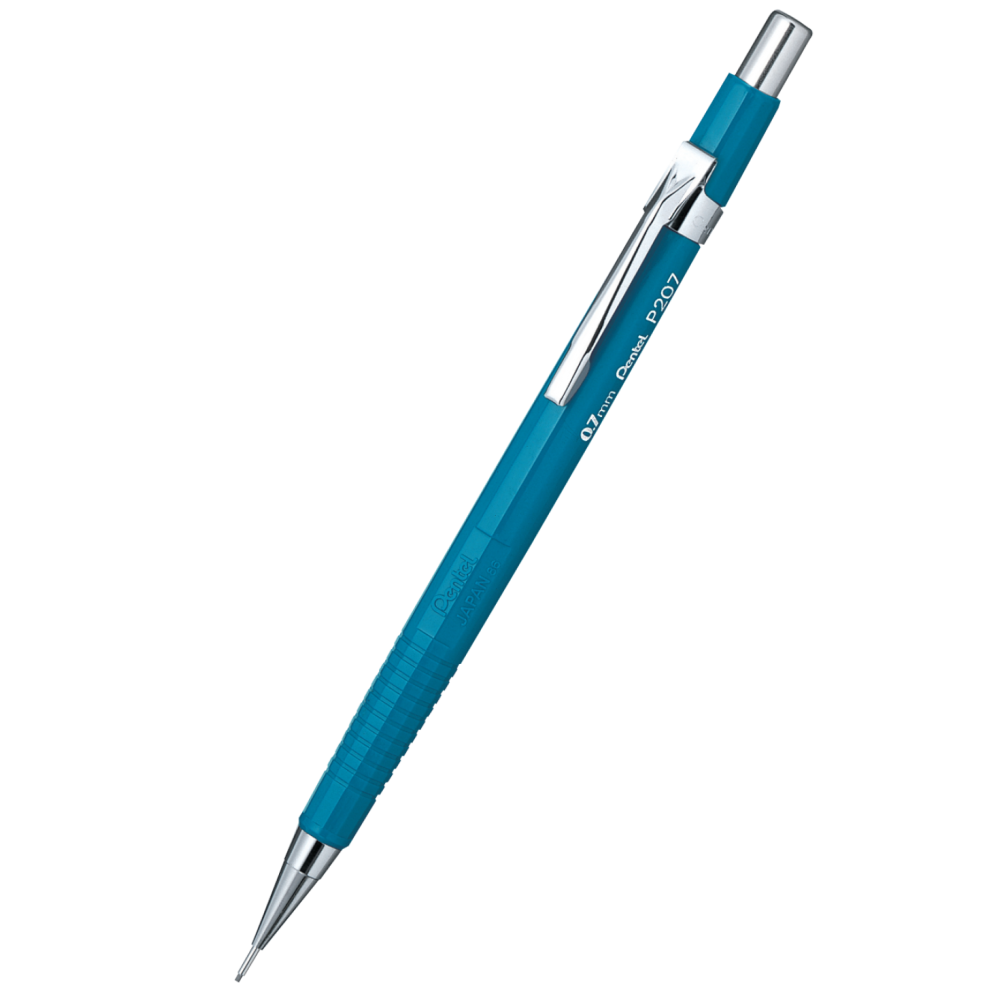 Ołówek automatyczny P207 - Pentel - niebieski, 0,7 mm