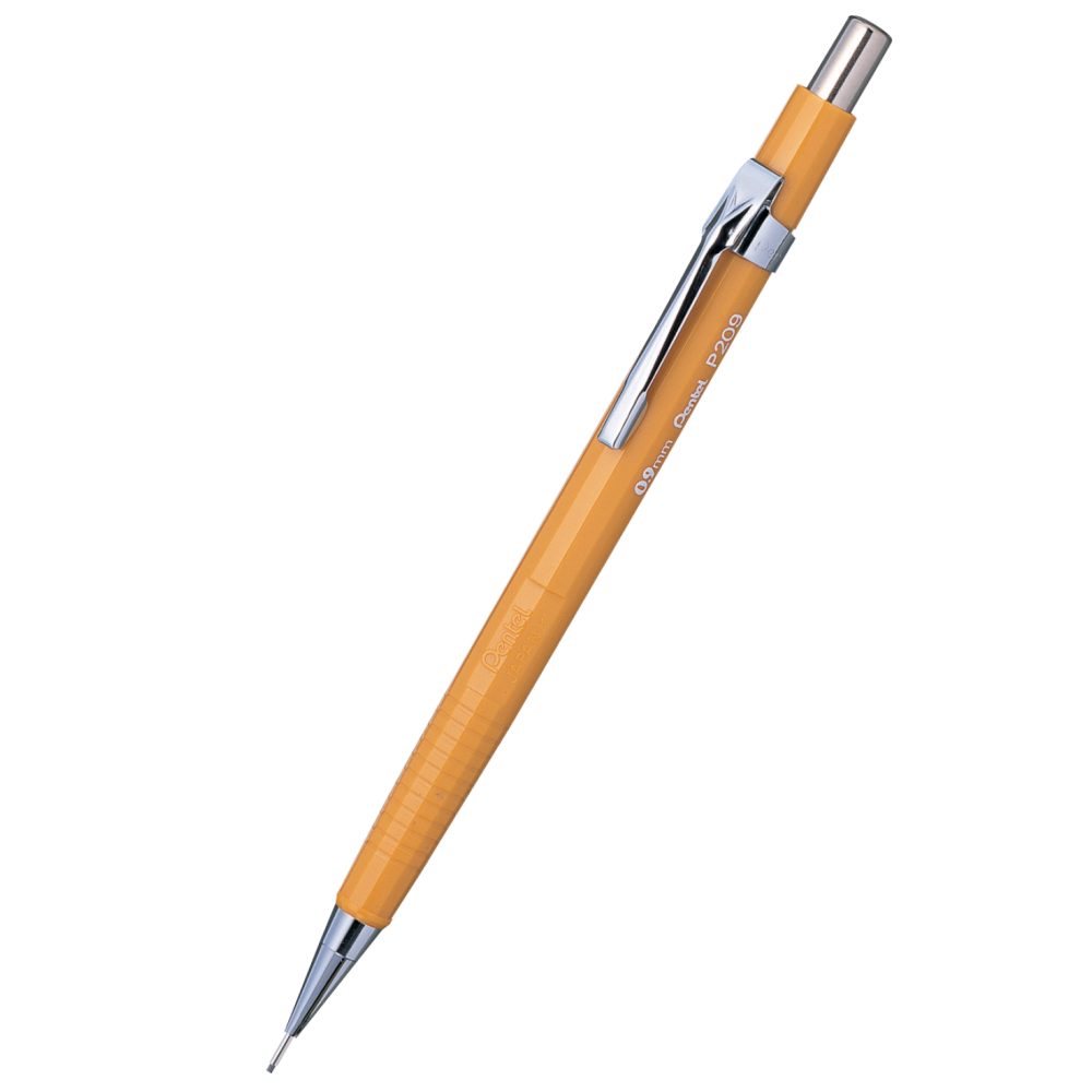 Mechanical pencil P209 - Pentel - yellow, 0,9 mm