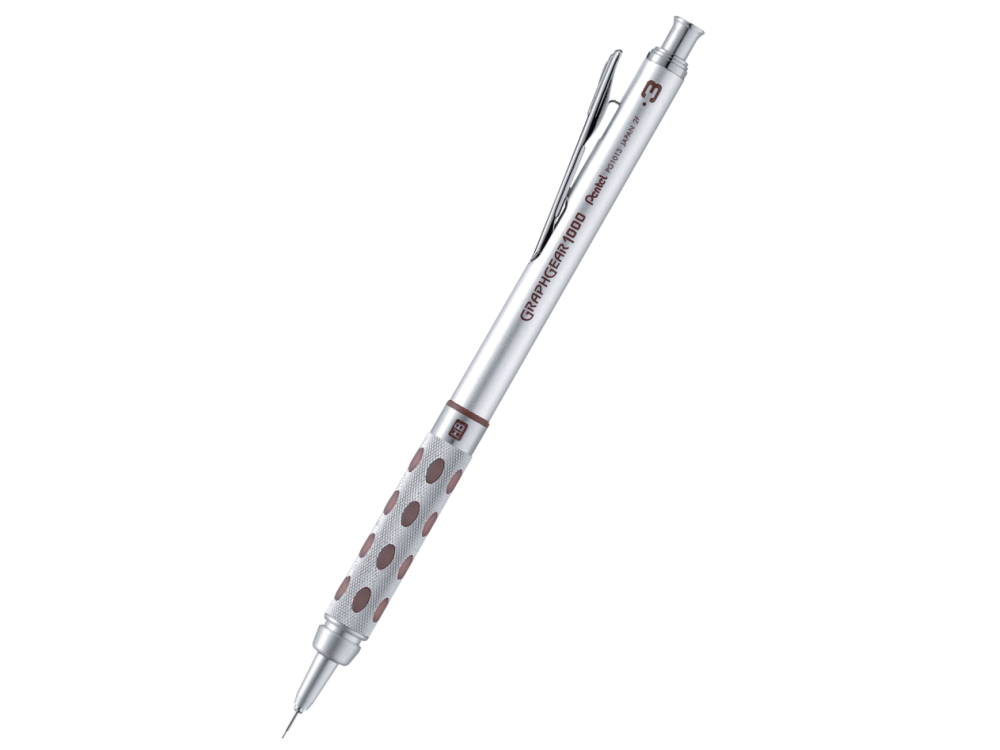 Mechanical pencil Graphgear 1000 - Pentel - brown, 0,3 mm