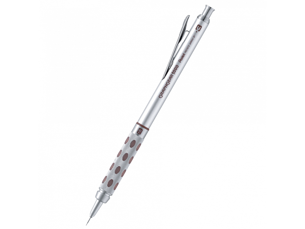 Ołówek automatyczny Graphgear 1000 - Pentel - brązowy, 0,3 mm