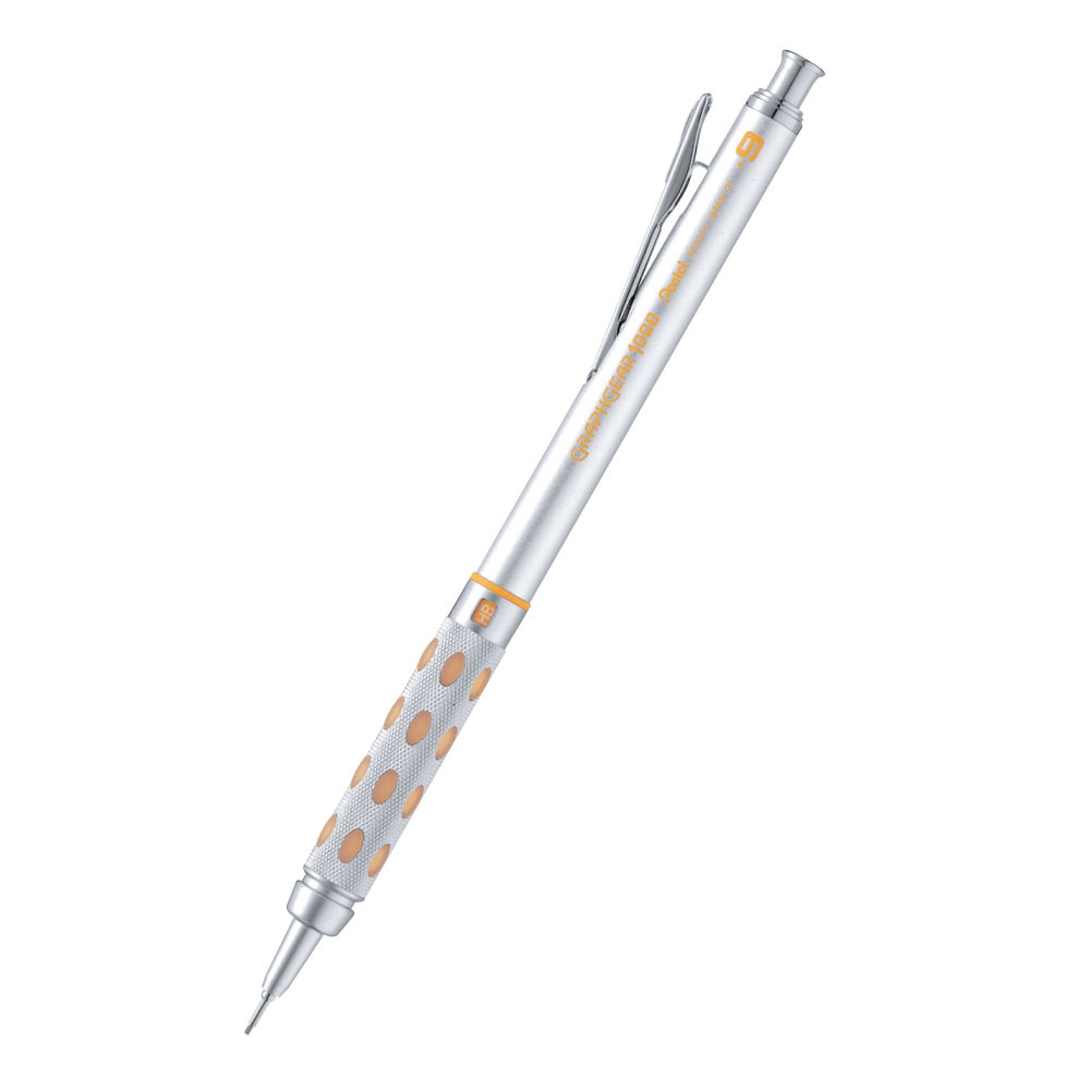 Ołówek automatyczny Graphgear 1000 - Pentel - żółty, 0,9 mm