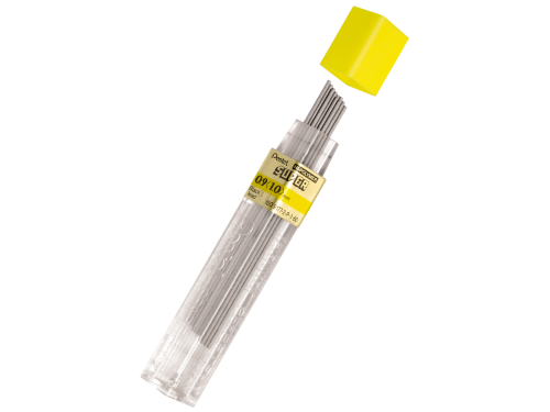 Mechanical pencil Super Hi Polymer lead refills - Pentel - H, 0,9 mm, 12 pcs