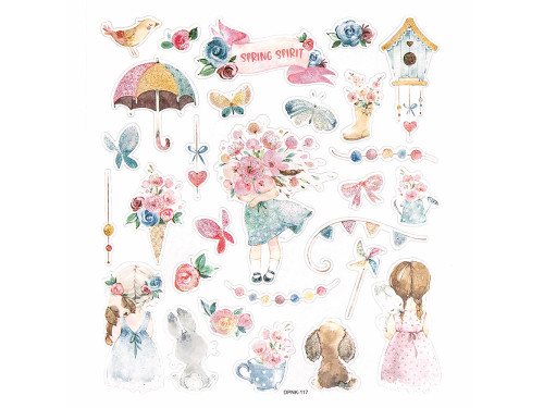 Glitter stickers Marisella & Me - DpCraft - 28 pcs