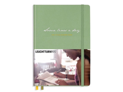 The 5 year memory book, Some lines a day - Leuchtturm1917 - Sage, hard cover, A5