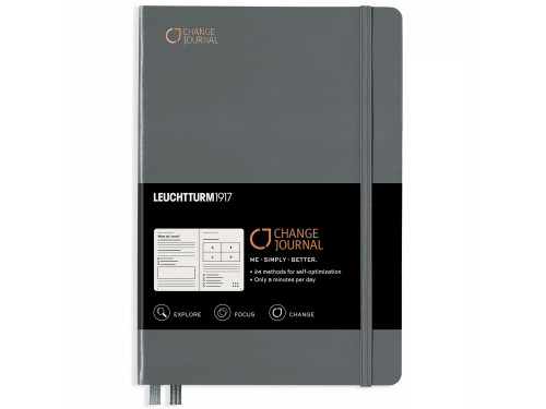 Dziennik Change Journal - Leuchtturm1917 - antracyt, A5