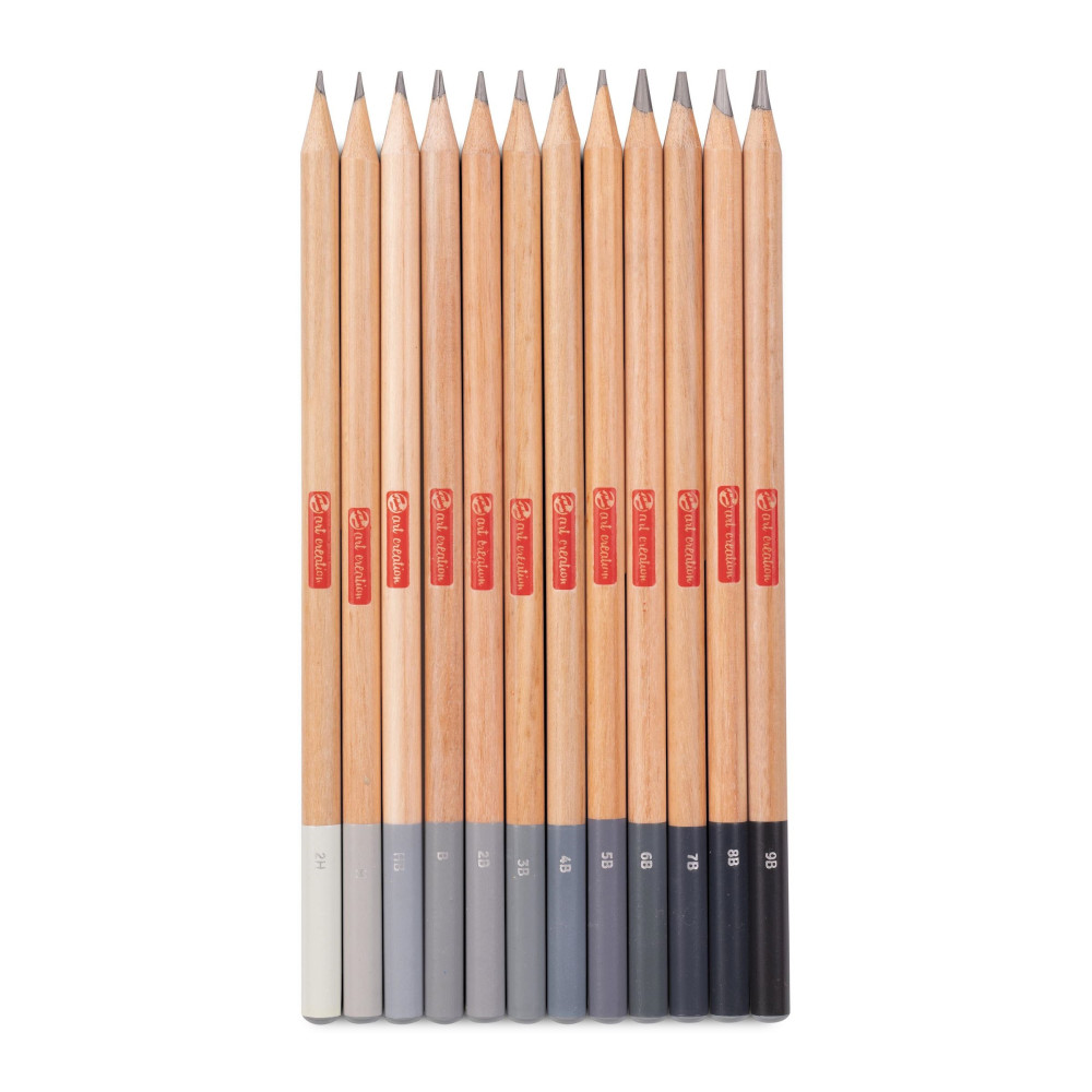 Set of graphite pencils - Talens Art Creation - 12 pcs.
