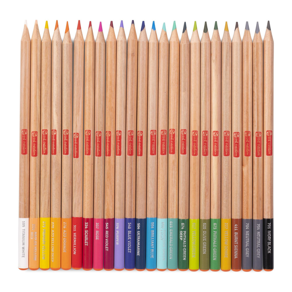 Set of colored pencils - Talens Art Creation - 24 colors