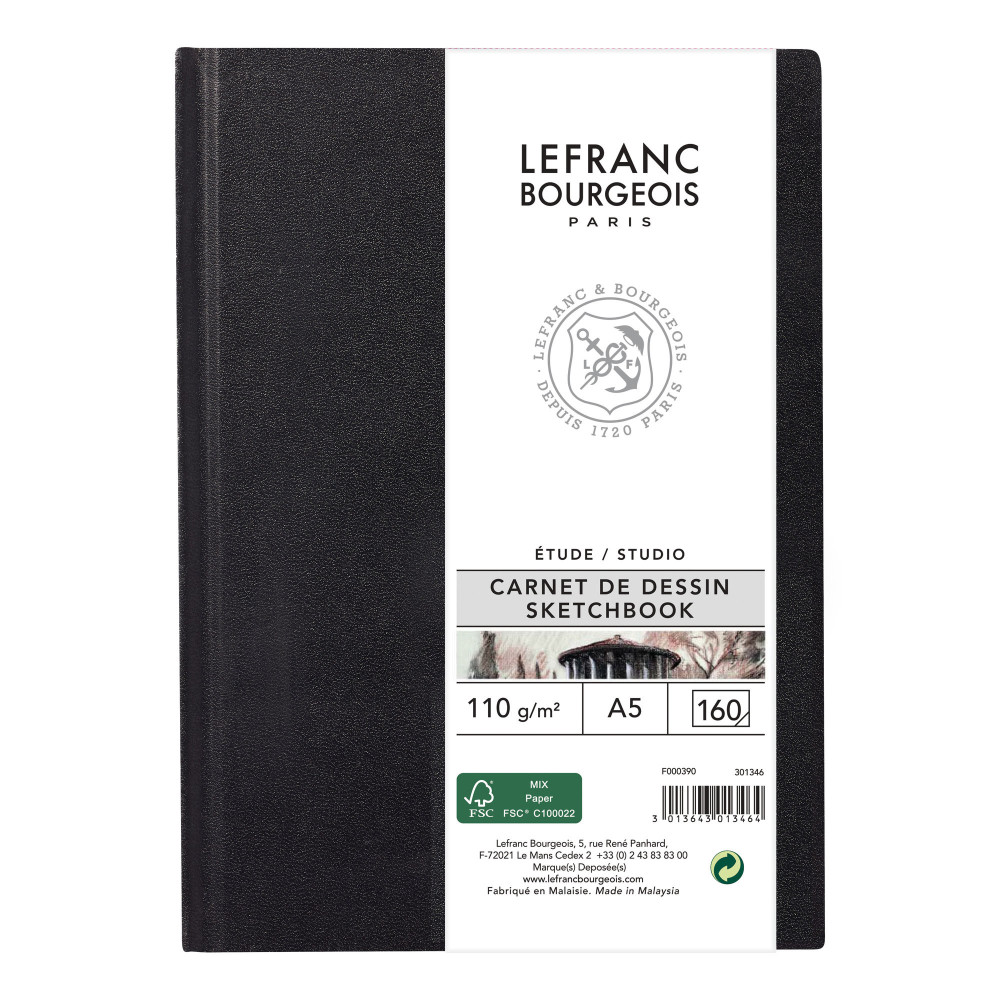 Sketchbook Studio - Lefranc & Bourgeois - A5, 110 g, 160 pages