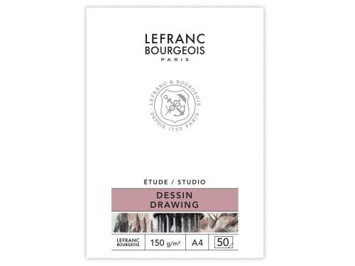 Drawing Studio paper pad - Lefranc & Bourgeois - A4, 150 g, 50 sheets