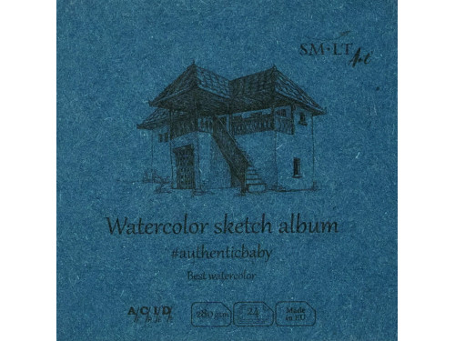 Watercolor Authentic Baby paper pad - SM-LT - 9 x 9 cm, 280 g, 24 sheets