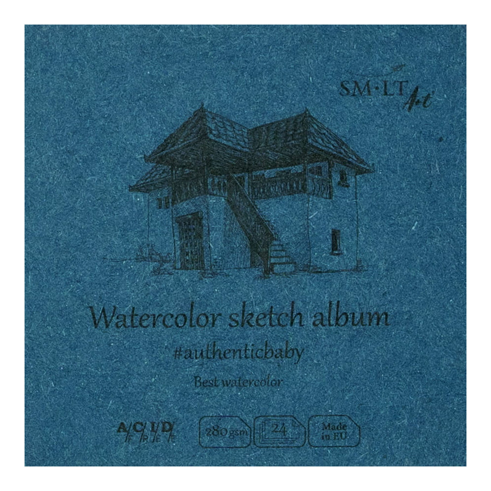 Watercolor Authentic Baby paper pad - SM-LT - 9 x 9 cm, 280 g, 24 sheets