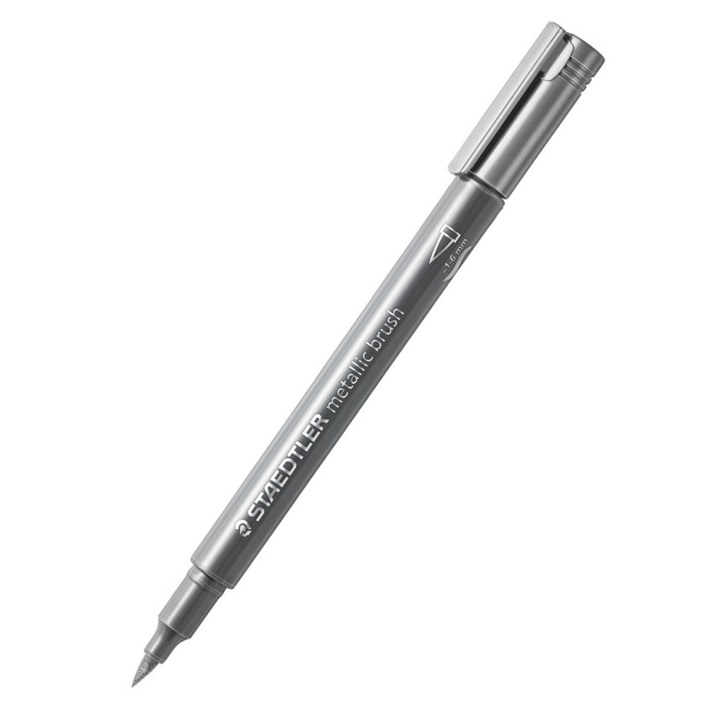 Brush pen - Staedtler - silver, 1-6 mm
