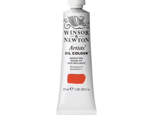 Farba olejna Artists' Oil Colour - Winsor & Newton - Bright Red, 37 ml