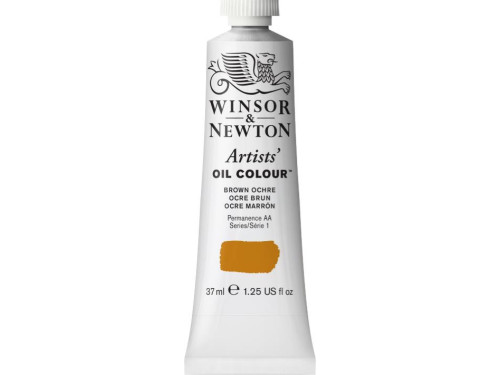 Farba olejna Artists' Oil Colour - Winsor & Newton - Brown Ochre, 37 ml