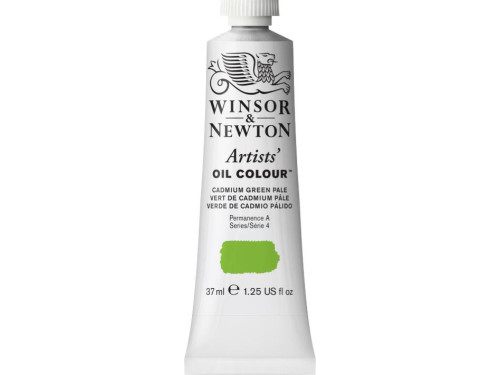 Farba olejna Artists' Oil Colour - Winsor & Newton - Cadmium Green Pale, 37 ml