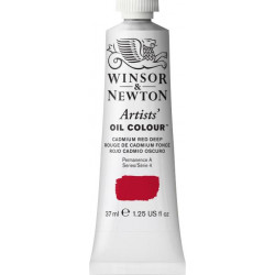 Farba olejna Artists' Oil Colour - Winsor & Newton - Cadmium Red Deep, 37 ml