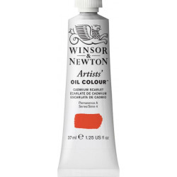 Farba olejna Artists' Oil Colour - Winsor & Newton - Cadmium Scarlet, 37 ml