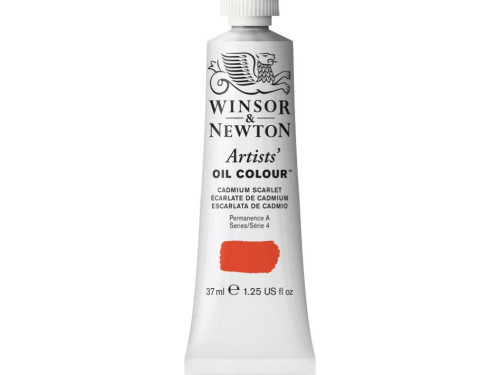 Farba olejna Artists' Oil Colour - Winsor & Newton - Cadmium Scarlet, 37 ml