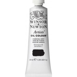 Oil paint Artists' Oil Colour - Winsor & Newton - Charcoal Grey, 37 ml