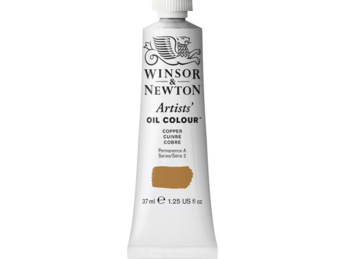 Farba olejna Artists' Oil Colour - Winsor & Newton - Copper, 37 ml