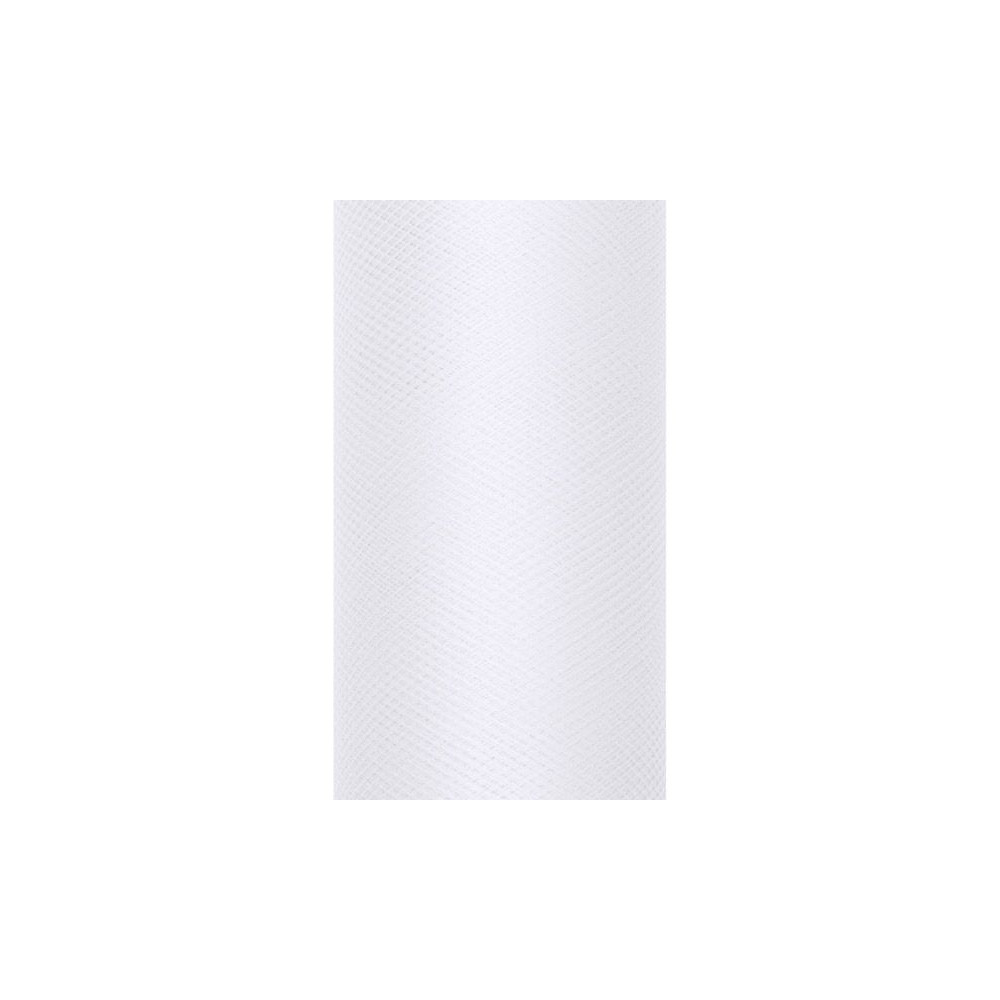 Decorative Tulle 15 cm x 9 m 008 White