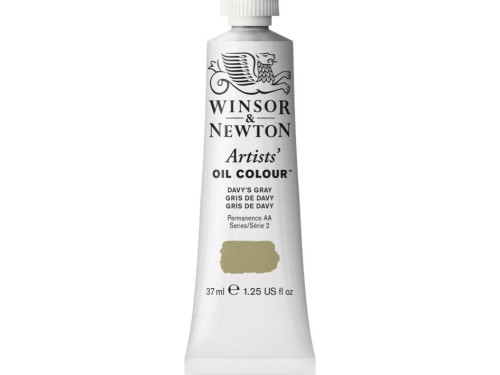 Farba olejna Artists' Oil Colour - Winsor & Newton - Davy's Gray, 37 ml