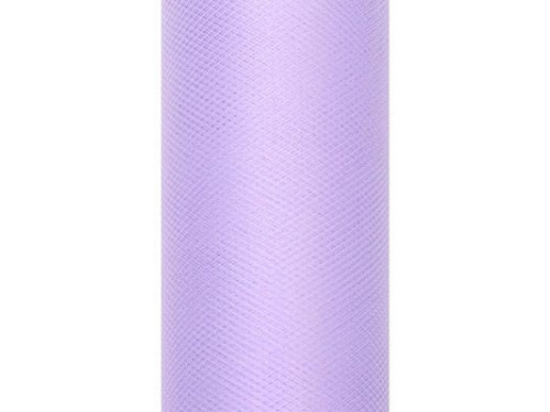 Tiul dekoracyjny 15 cm - liliowy, 9 m