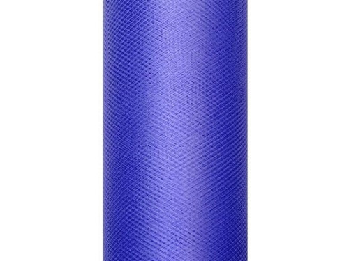 Tiul dekoracyjny 15 cm - granatowy, 9 m