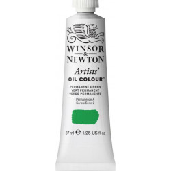 Farba olejna Artists' Oil Colour - Winsor & Newton - Permanent Green, 37 ml