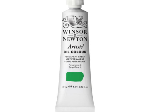 Oil paint Artists' Oil Colour - Winsor & Newton - Permanent Green, 37 ml
