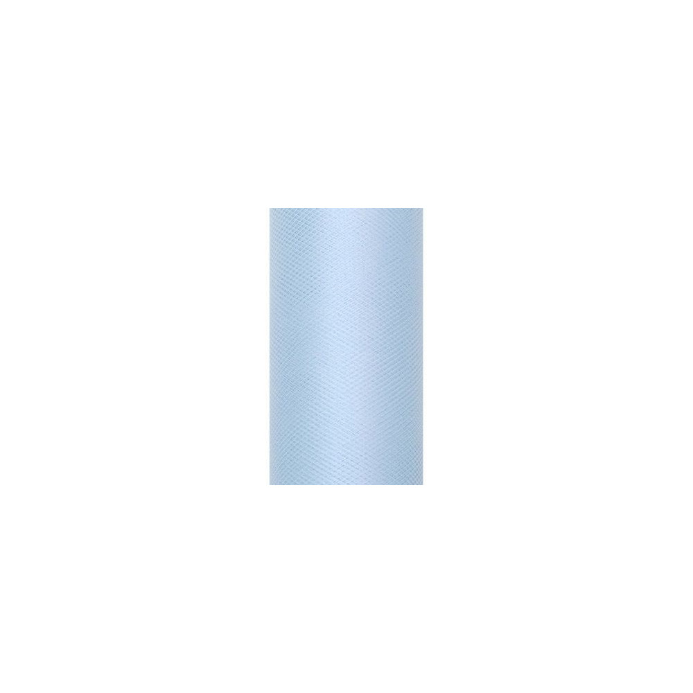 Tiul dekoracyjny 15 cm - błękitny, 9 m