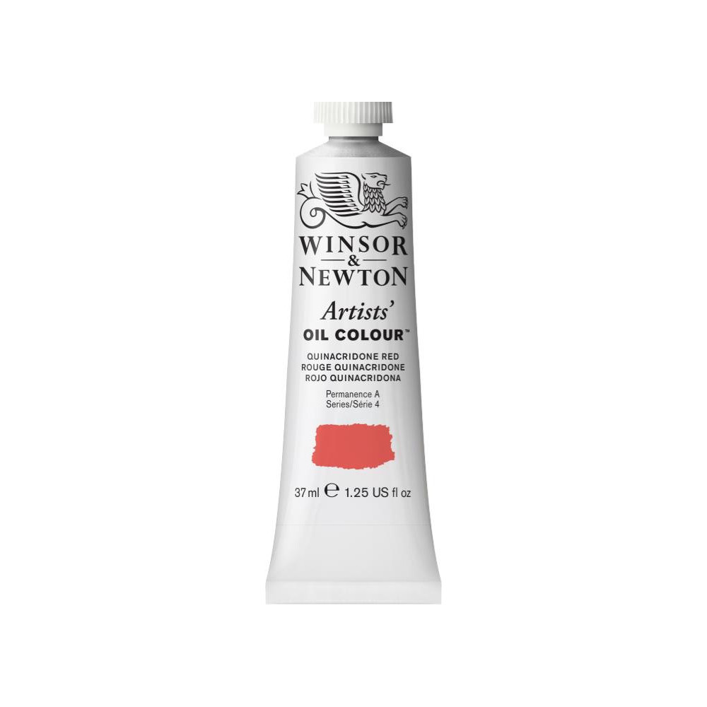 Farba olejna Artists' Oil Colour - Winsor & Newton - Quinacridone Red, 37 ml