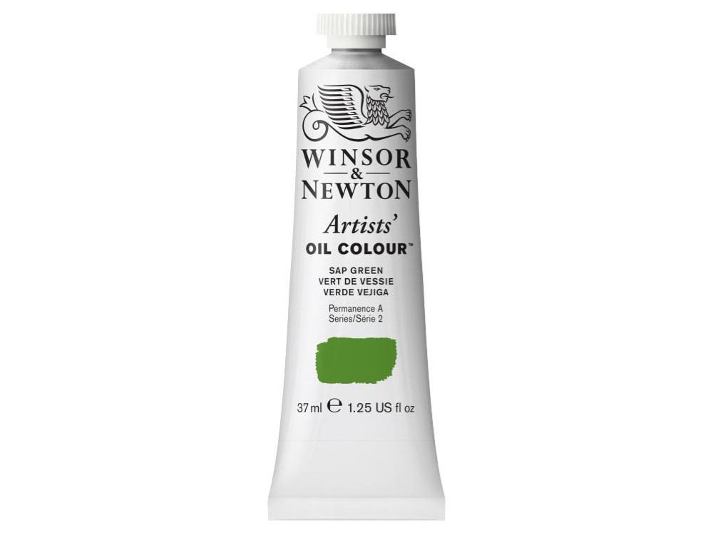 Farba olejna Artists' Oil Colour - Winsor & Newton - Sap Green, 37 ml