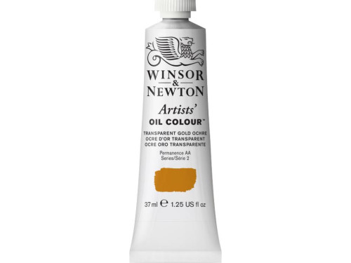 Farba olejna Artists' Oil Colour - Winsor & Newton - Transparent Gold Ochre, 37 ml