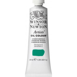 Farba olejna Artists' Oil Colour - Winsor & Newton - Winsor Emerald, 37 ml
