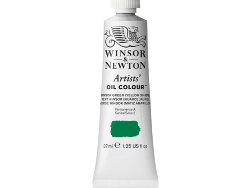 Farba olejna Artists' Oil Colour - Winsor & Newton - Winsor Green Yellow Shade, 37 ml