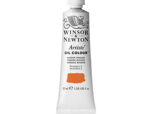 Farba olejna Artists' Oil Colour - Winsor & Newton - Winsor Orange, 37 ml