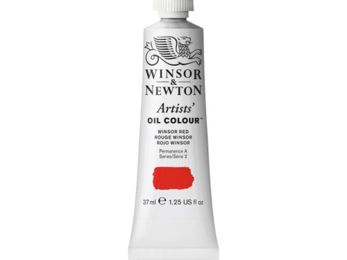Farba olejna Artists' Oil Colour - Winsor & Newton - Winsor Red, 37 ml