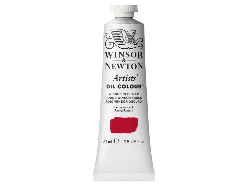 Farba olejna Artists' Oil Colour - Winsor & Newton - Winsor Red Deep, 37 ml
