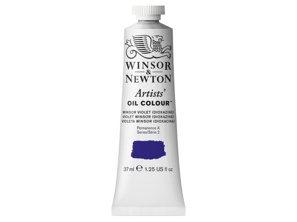 Farba olejna Artists' Oil Colour - Winsor & Newton - Winsor Violet Dioxazine, 37 ml